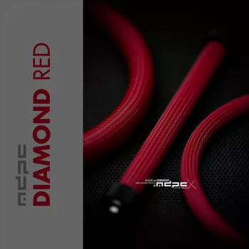 MDPC-X Sleeve BIG - Diamond-Rot, 1m