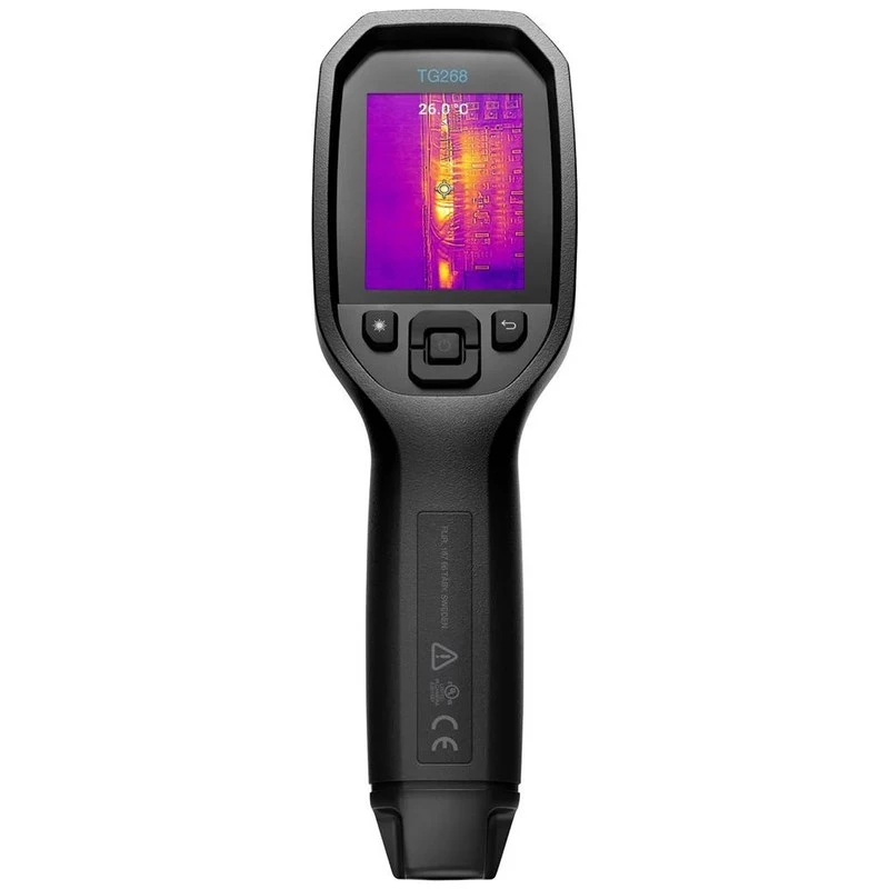 FLIR TG268 Infrarot-Thermometer -25 bis +400°C Schwarz, integriertes Display, LCD, 320 x 240 Pixel