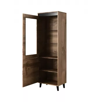 Standschrank cama meble NORD 60×38×182,5 cm Eiche Wotan/Anthrazit, freistehend