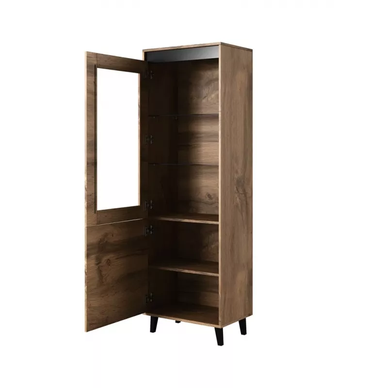 Standschrank cama meble NORD 60×38×182,5 cm Eiche Wotan/Anthrazit, freistehend