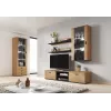 Cama set of two shelves 125cm SOHO lefkas oak/Schwarz