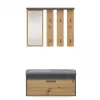 Topeshop GAR PARMA ANT/ART entryway Schrank