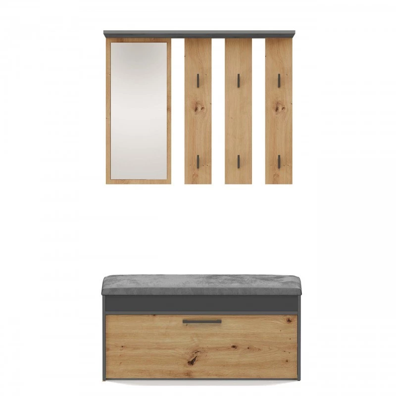 Topeshop GAR PARMA ANT/ART entryway Schrank