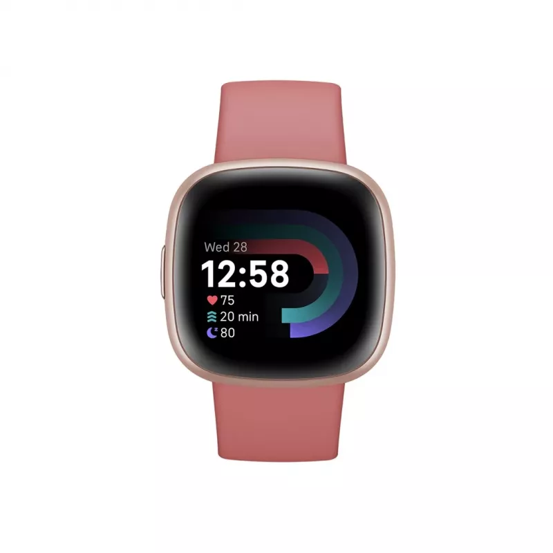 Smartwatch Fitbit Versa 4 Digital Touchscreen Rose
