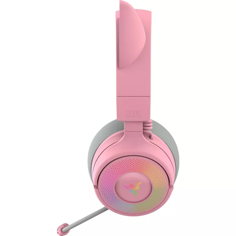 Razer Kraken Kitty V3 Pro - Quartz Headset Kabelgebunden & Kabellos Kopfband Gaming USB Typ-A Bluetooth Rose