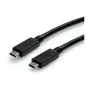 USB-Kabel ROLINE 11.02.9057 USB 3.2 Gen 2 1m USB C Schwarz