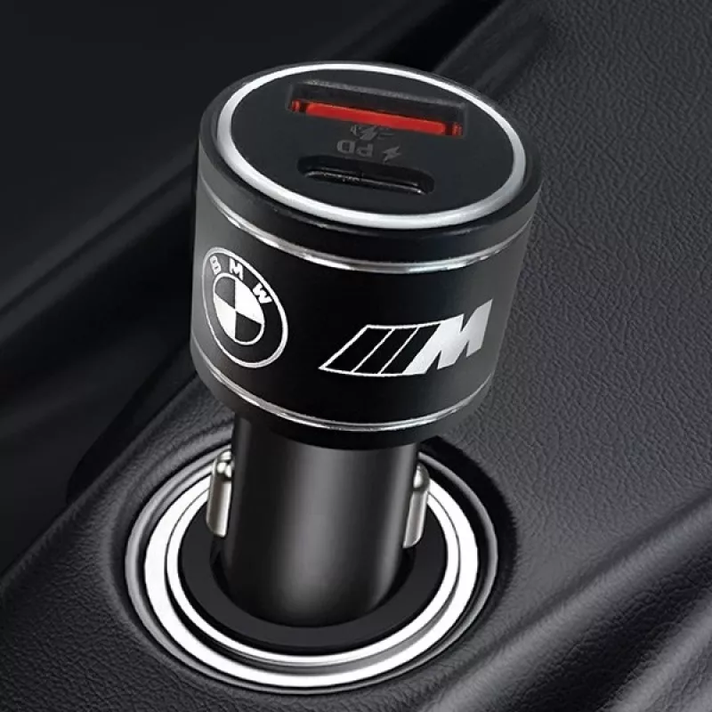 Auto-Ladegerät 20W PD-QC 3.0 Schnellladung schwarz