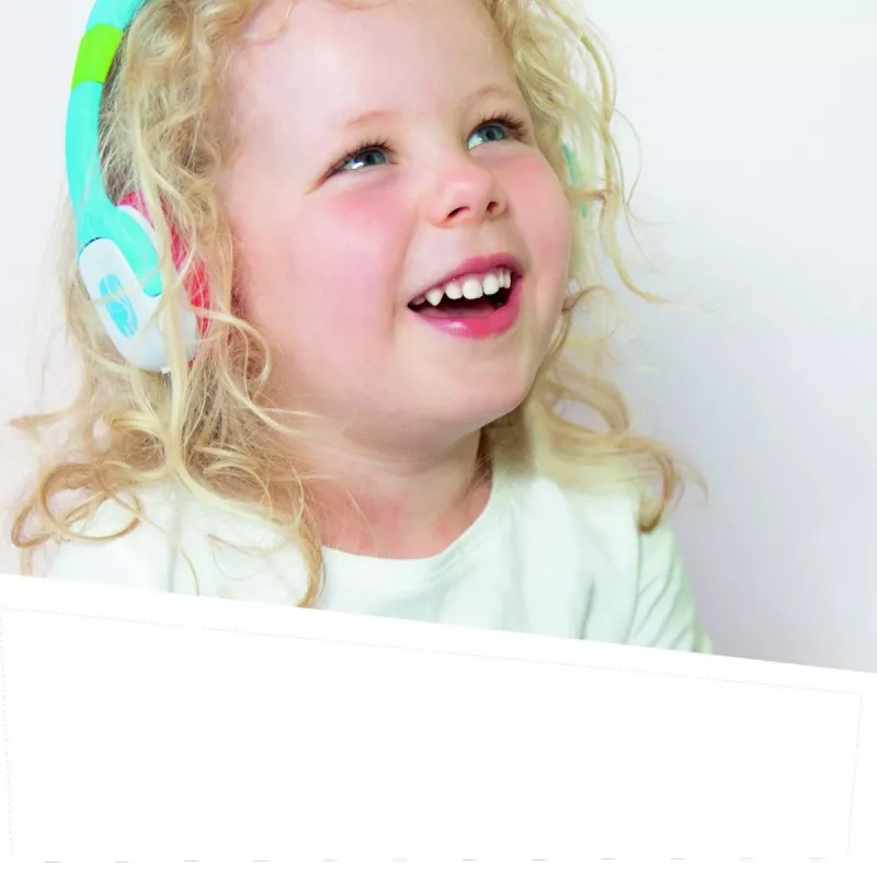 TECHNIFANT Kabellose Bluetooth-Kopfhörer für Kinder, blau