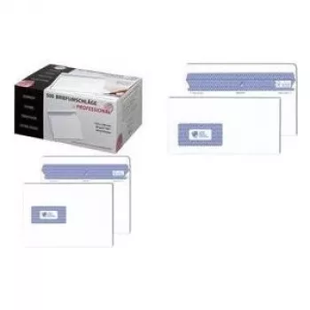 Briefumschlag MAILmedia Professional 225 x 112 mm mit Fenster, 90 g/m²