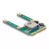 DeLOCK Mini PCIe I/O 1 x USB 2.0 Typ-A Buchse Full-Size Half-Size