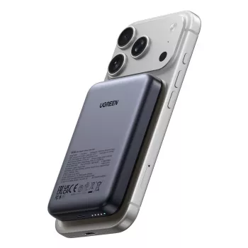 Powerbank UGREEN 25919 10000 mAh magnetisch kabellos tragbarer Ladegerät mit 10000 mAh Kapazität