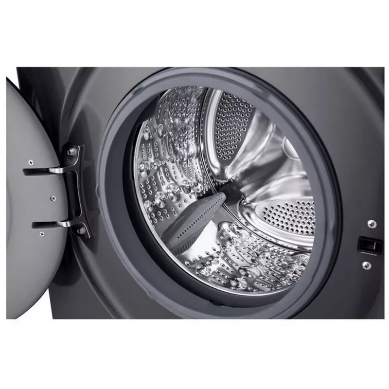 LG Waschmaschine | F4X1009NMB | Energieeffizienzklasse A | Frontlader | Waschkapazität 9 kg | 1400 U/min | Tiefe 55 cm | Breite 60 cm | Anzeige | LED | Dampffunktion | Direct