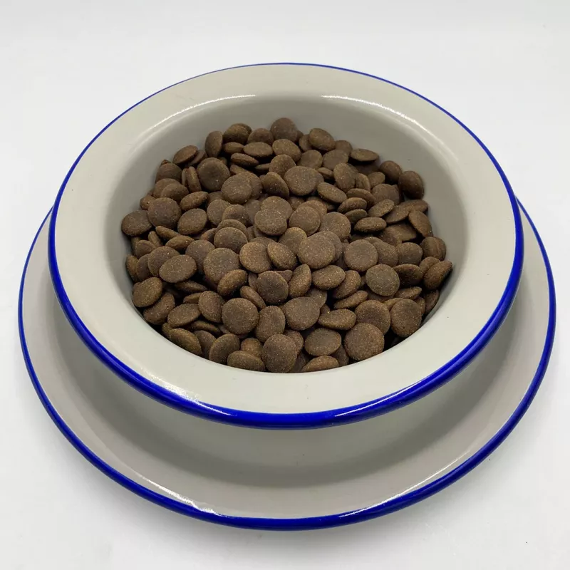 FOLK Junior Mittelgroße und große Rassen Schonende Mahlzeit für Welpen mit Kaninchen, Kalb und Karotte - Trockenfutter für Hunde - 10kg