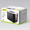 Toaster Maestro MR-706-Schwarz, schwarzer kompakter 2-Scheiben-Toaster