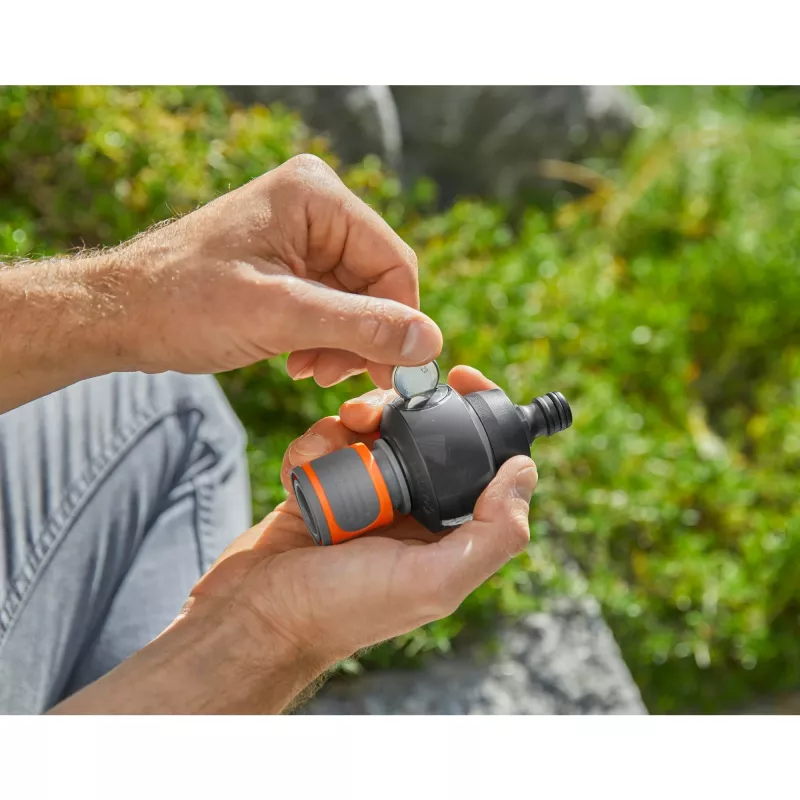 Wasserschlauch-Anschlussstück Gardena 18350-20 Schwarz Grau Orange 1 Stk.