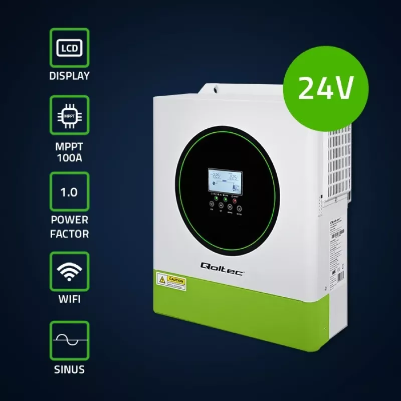 Hybrid-Solarwechselrichter Off-Grid 3500W, Wi-Fi