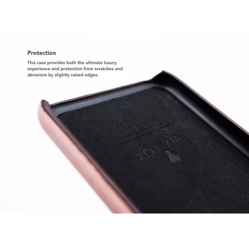 Card Slot Back Shell VixFox für iPhone X/XS — Pinke Schutzhülle mit Kartenfach