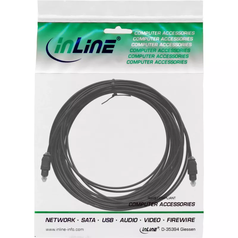 Microconnect TT6150BKAD Audiokabel 15 m TOSLINK Schwarz