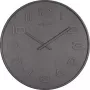 NeXtime klok 3095gs Wood Wood Big, Ø52,8 cm, Wand, Grau