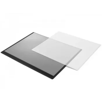 Tischmatte Forpus, 50x63cm, schwarz mit transparenter Abdeckung Erhöht 1010-501