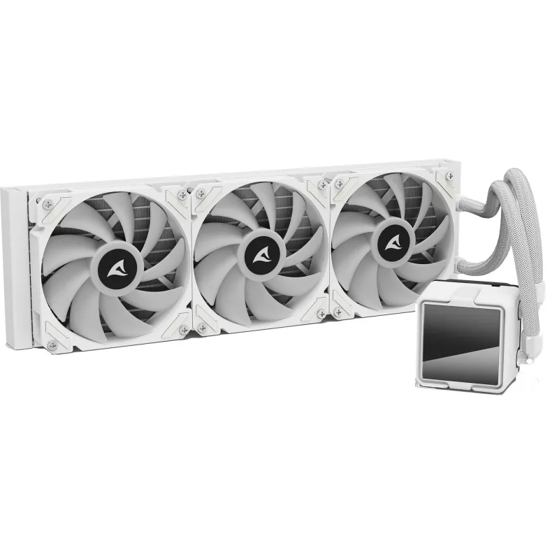 All-in-One CPU Wasserkühlung Sharkoon S60 ARGB Weiß 360mm Radiator