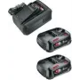 GARDENA 14914-20 Starter-Kit QC AL 18V-44 + 2 x 2,5 Ah SoC Werkzeug-Akku und Ladegerät 18 V 2.5 Ah Li-Ion (14914-20)