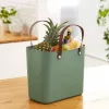 Tasche rotho Albula Grün 25 L recycelter Kunststoff, 340×235×400 mm, max. Belastung 40 kg