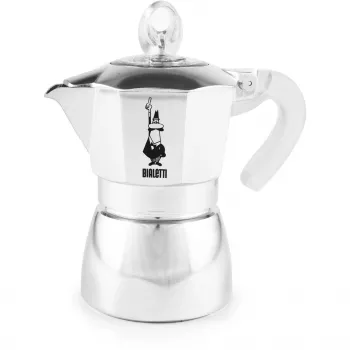 Kaffeemaschine BIALETTI Dama Pure Ice 3TZ 0002273 – Espressokocher für den Herd, 3-Tassen-Kapazität