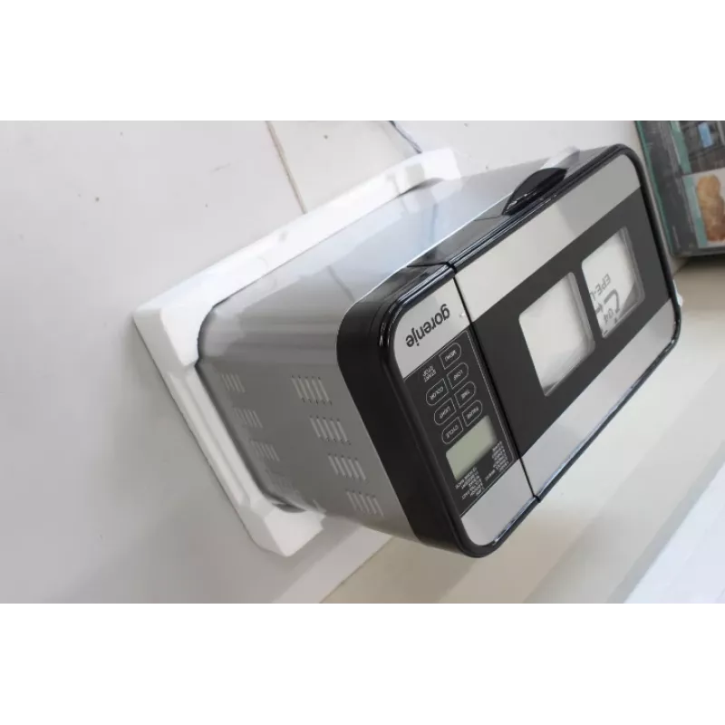 Brotbackautomat Gorenje BM1400E — 815 W, 12 Programme, LCD, Edelstahl, 1400 g Laib, doppelte Backform