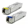 Extralink SFP WDM Modul 1,25G, 1,25Gbps, 1310/1550nm, Single Mode, 20km, LC, DOM, Paar, Entwickelt für HP/Aruba
