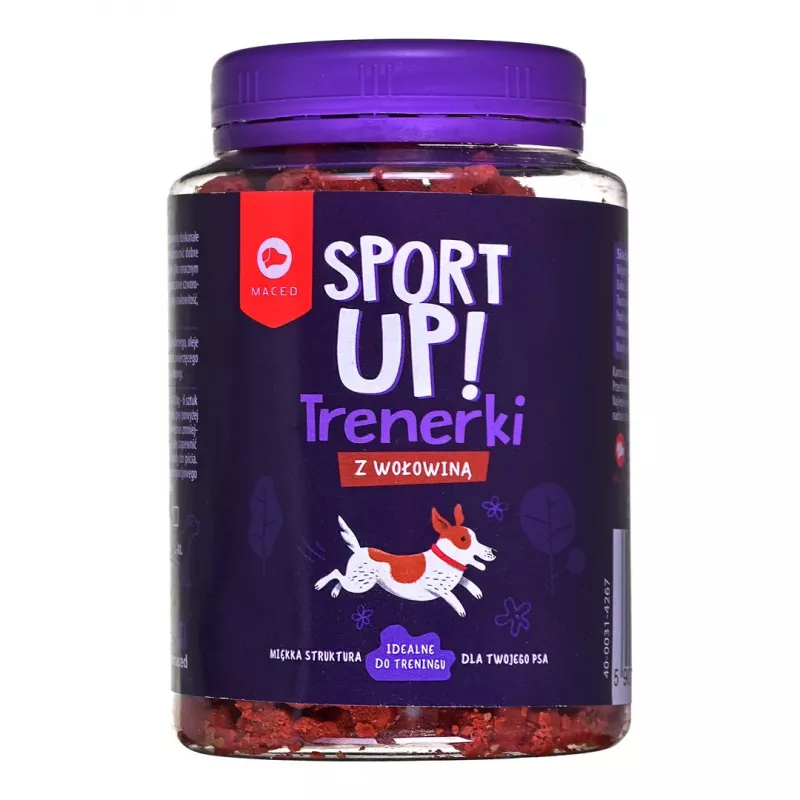 Hundetraining-Leckerlis MACED Sport Up! Rind 300 g — Leckerlis mit Rindfleischgeschmack für erwachsene Hunde