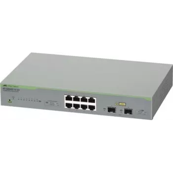 ALLIED Gigabit webSmart Switch 8x 10/100/1000TX + 2x SFP Ports EU Netzkabel (AT-GS950/10 V2-50)