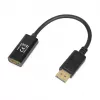 DisplayPort-auf-HDMI-Kabeladapter IBOX iadp4k — DisplayPort (Stecker) auf HDMI (Buchse), gerade Stecker, 4K-Unterstützung, Silber