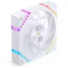 120-mm-ARGB-PWM-Gehäuselüfter Jonsbo HF2-120 Weiß – 120 mm, PWM, ARGB