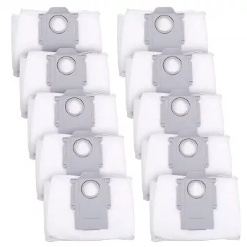 Roborock S und Q Serie Staubsaugerbeutel Set, 10 Stück, Kompatibel mit S7 MaxV Ultra, S8 Pro Ultra, Q5, Q7, Q8 Max Q