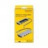 Dockingstation DeLOCK USB Type-C Dockingstation mit M.2-Steckplatz
