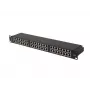 Patchpanel LANBERG PPS5-1048-B 48-Port 1U 19 Zoll Cat5e FTP schwarz