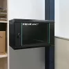 19-Zoll-Rackschrank QOLTEC 54464 12U 600x635x450 Schwarz