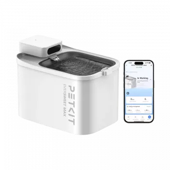 PETKIT Trinkbrunnen Eversweet Max UVC — 3 L Kapazität, lebensmittelechtes ABS, weiß