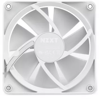 NZXT Gehäuselüfter F120 RGB 120 mm Weiß, 4-polig, 1800 U/min, 50,18 CFM, 18 LEDs