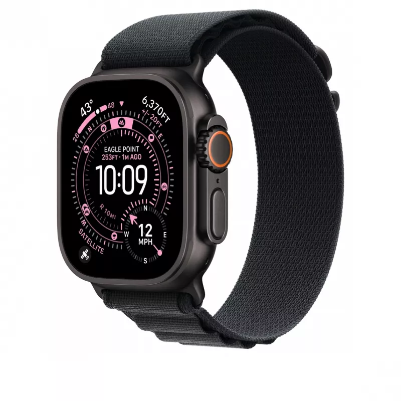 Band Apple MG9G4ZM/A Smartwatch Schwarz Titan Polyester Spandex