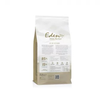 Trockenfutter für Katzen Eden Original Cousine 10 kg – Alleinfuttermittel für ausgewachsene Katzen, 43 % Protein, 23 % Fett, getreide- und glutenfrei