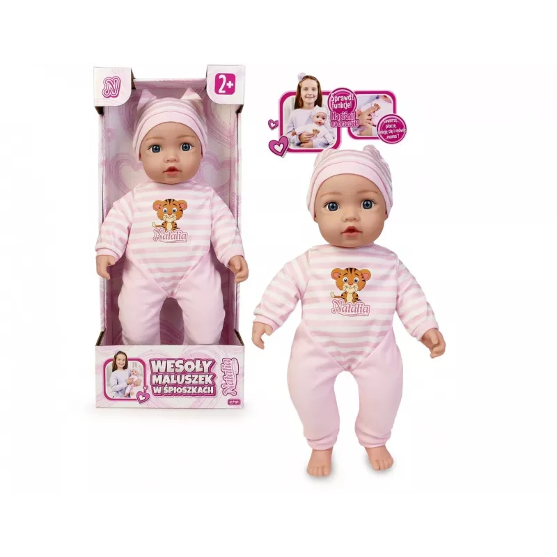 Artyk Natalia Babypuppe 45 cm – Weichkörper-Spielpuppe, 45 cm Größe