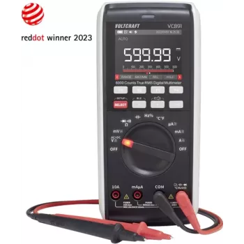 VOLTCRAFT VC891 Hand-Multimeter digital Data Logger CAT III 1000 V, CAT IV 600 V Anzeige (Zählwerte): 60000 (VC-12884330)