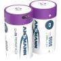 1314-0005 Li-Ion wiederaufladbare Batterien Mono D 6000 min. 5400 mAh 2er-Box - Batterie - Mono