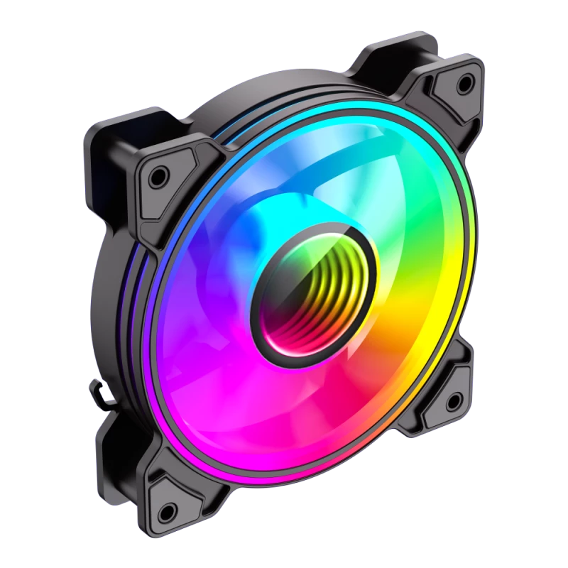 Gamemax | Gehäuselüfter | DUAL RING INFINITY | Schwarz