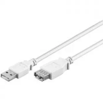 USB 2.0 A M/F Kabel Goobay 96196 0,3 m Weiß
