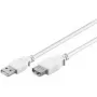 USB 2.0 A M/F Kabel Goobay 96196 0,3 m Weiß