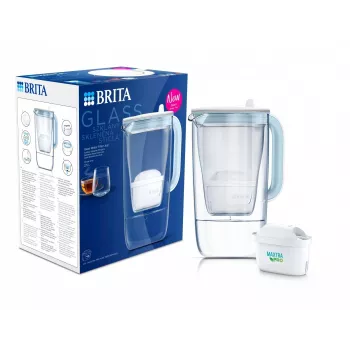 Tischwasserfilter BRITA 1050452, MAXTRA, 2,5 L Tank (1,4 L gefiltert), Blau/Weiß