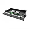 DeLOCK Fiber Optic HD Kassette MPO-Stecker auf 12× SC Simplex Buchse 12 Fasern Singlemode 9/125 µm